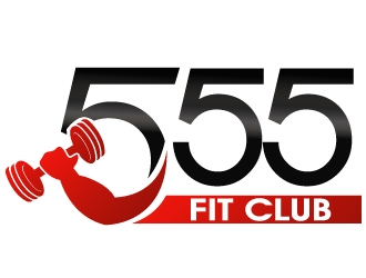 555 FIT CLUB logo design by PMG