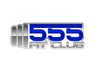 555 FIT CLUB logo design by fastsev