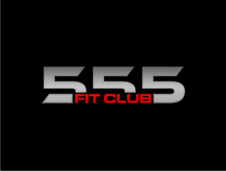 555 FIT CLUB logo design by sheilavalencia