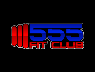 555 FIT CLUB logo design by fastsev