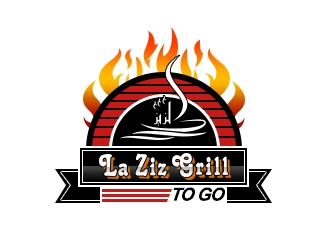 Laziz Grill To Go logo design by ProfessionalRoy