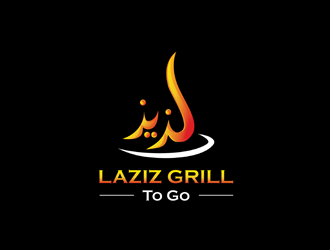 Laziz Grill To Go logo design by logolady