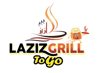 Laziz Grill To Go logo design by REDCROW