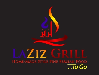 Laziz Grill To Go logo design by Dddirt