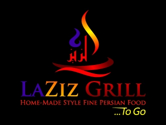 Laziz Grill To Go logo design by Dddirt
