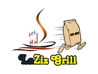 Laziz Grill To Go logo design by torresace