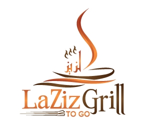 Laziz Grill To Go logo design by jaize