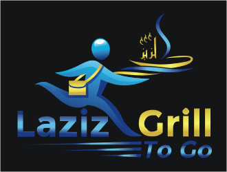 Laziz Grill To Go logo design by rgb1