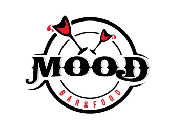 Mood Bar&food logo design by REDCROW