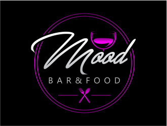 Mood Bar&food logo design by mutafailan
