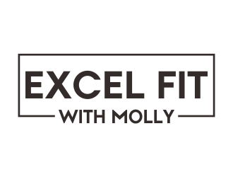 Excel Fit with Molly logo design by giphone