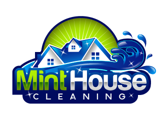 Mint House Cleaning logo design by THOR_