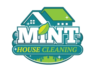 Mint House Cleaning logo design by Godvibes