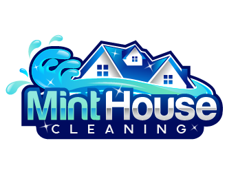 Mint House Cleaning logo design by THOR_