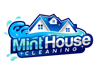 Mint House Cleaning logo design by THOR_
