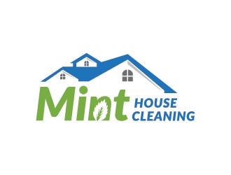 Mint House Cleaning logo design by jafar