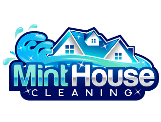 Mint House Cleaning logo design by THOR_