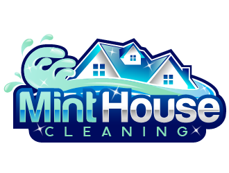 Mint House Cleaning logo design by THOR_
