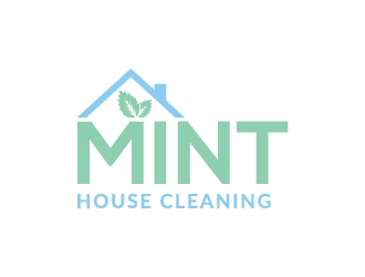 Mint House Cleaning logo design by jafar