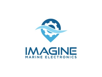 Imagine Marine Electronics logo design by Boomstudioz