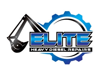 Elite heavy diesel repairs logo design by ruki