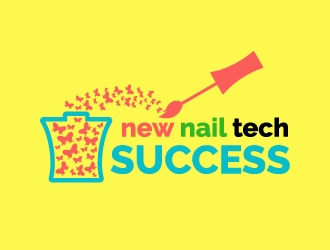 new nail tech successs  logo design by JJlcool