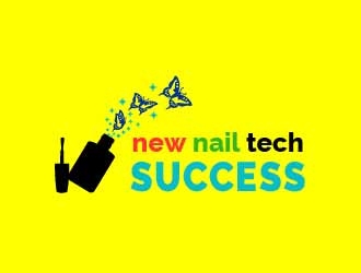 new nail tech successs  logo design by SOLARFLARE