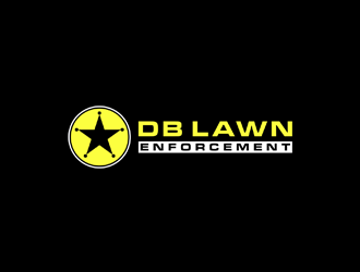 DB LAWN ENFORCEMENT logo design by johana