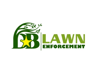DB LAWN ENFORCEMENT logo design by zenith