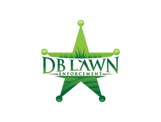 DB LAWN ENFORCEMENT logo design by fantastic4