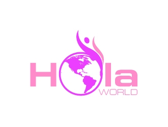 Hola World logo design by uttam
