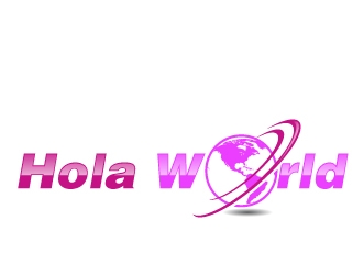 Hola World logo design by uttam