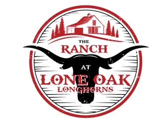 The Ranch at Lone Oak Longhorns logo design by shere