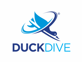 duckdive logo design by agus