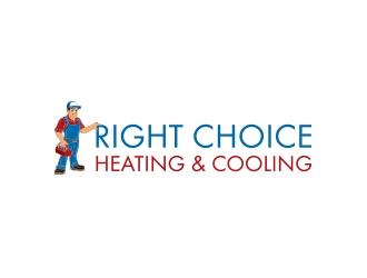 Right Choice Heating & Cooling logo design by emyjeckson