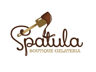 Spatula Boutique Gelateria logo design by designstarla