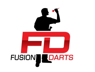 Fusion Darts logo design by DreamLogoDesign