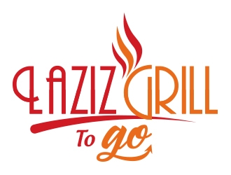 Laziz Grill To Go logo design by fawadyk