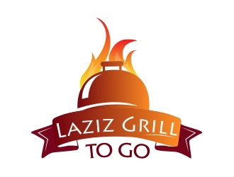 Laziz Grill To Go logo design by fawadyk