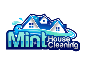 Mint House Cleaning logo design by THOR_