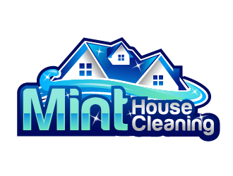 Mint House Cleaning logo design by THOR_