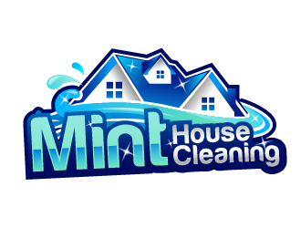 Mint House Cleaning logo design by THOR_