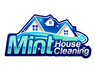 Mint House Cleaning logo design by THOR_