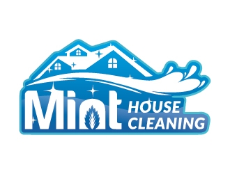 Mint House Cleaning logo design by jafar