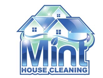 Mint House Cleaning logo design by shere