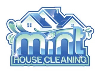 Mint House Cleaning logo design by shere
