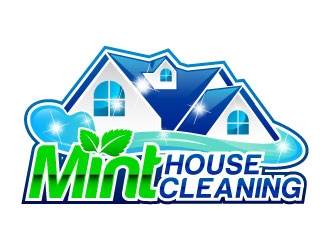 Mint House Cleaning logo design by daywalker