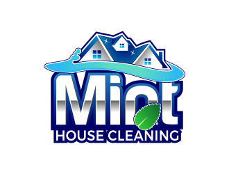 Mint House Cleaning logo design by kopipanas