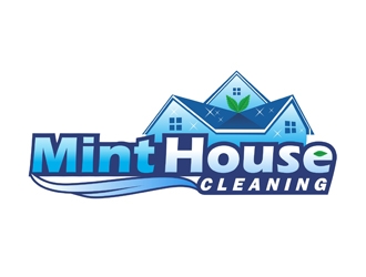 Mint House Cleaning logo design by Hadaly