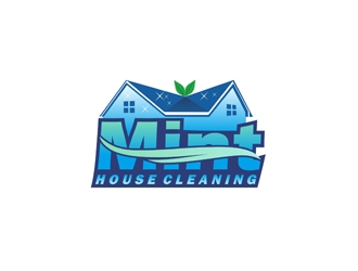 Mint House Cleaning logo design by Hadaly